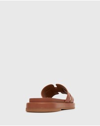 Betts - Bella Leather Flat Slides