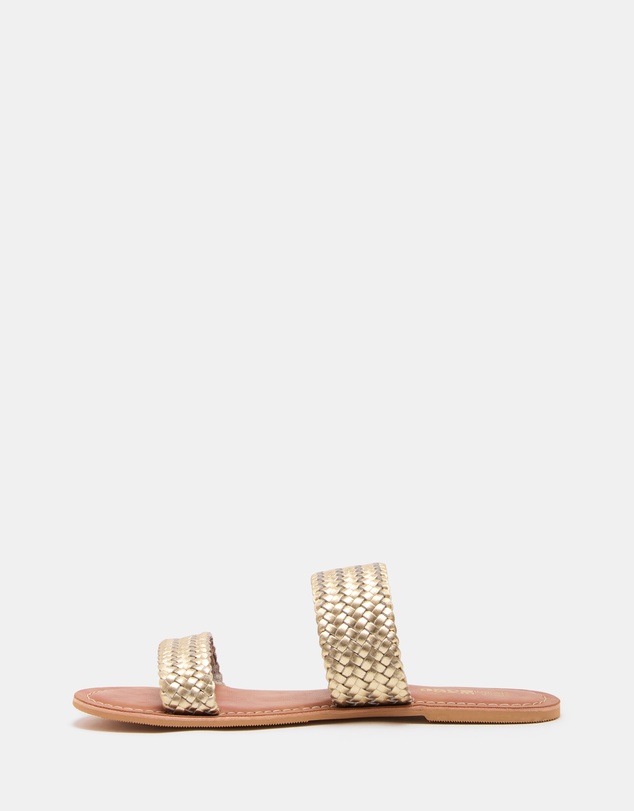 Just Because - Tonga Leather Flat Sandals