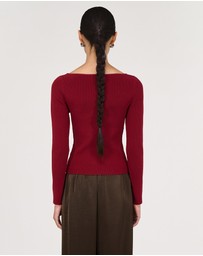 Staple the Label - Eon Long Sleeve Knit Top