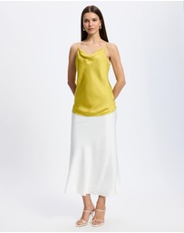 Mossée - Harper Cowl Neck Silk Top