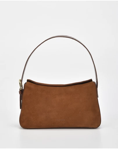 Cobb & Co - Portsea Suede Leather Shoulder Bag