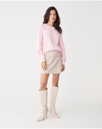 Forcast - Meg Crew Neck Rib Knit Jumper