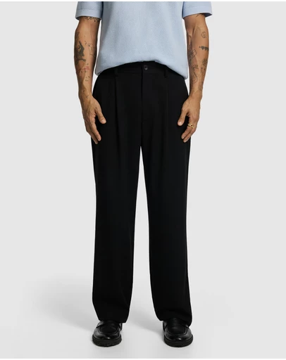 yd. - Brooks Pleated Wide Chino
