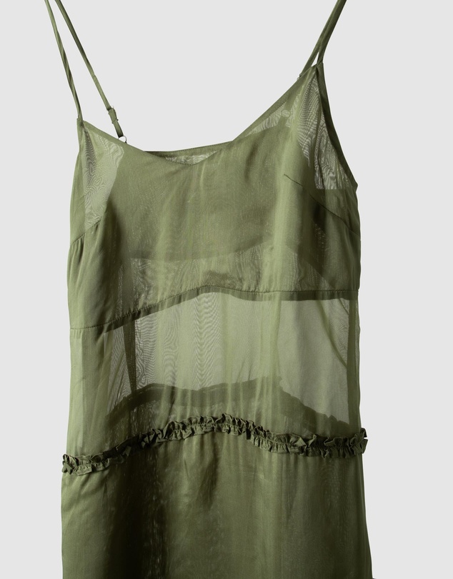 Damson Madder - Sasha Ruffle Slip Dress