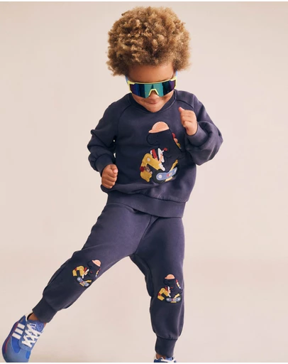 Huxbaby - Tradie Dino Sweatshirt - Babies-Kids