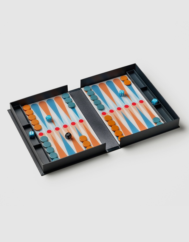 Printworks - Printworks Classic Art of Backgammon-Anthracite Grey