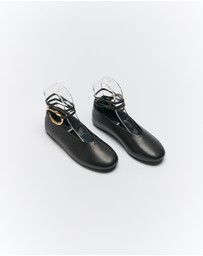 Goldie The Label - Zinnia Leather Ballet