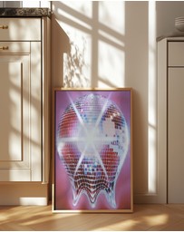 Olive et Oriel - Melting Disco Ball by Samantha Hearn Art Print