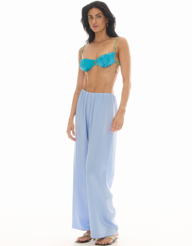 THE TALES - Waterfall Waist Satin Pants