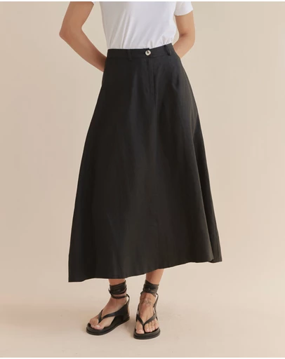 Amelius - Barossa Linen Skirt