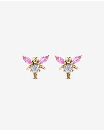 Michael Hill - Children's Cubic Zirconia Fairy Stud Earrings in 10kt Yellow Gold