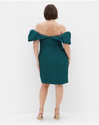 City Chic - Jez Puff Sleeve Mini Dress