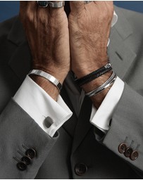 Najo - Pegasus Steel Square Cufflink