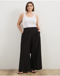 Atmos&Here Curvy - Nola Wide Leg Palazzo Pants