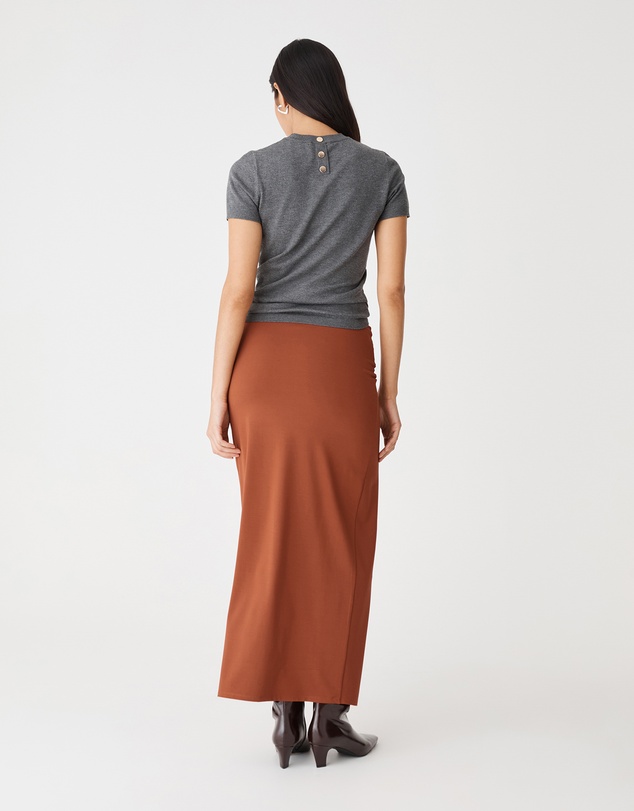 Forcast - Dasha Ruched Bamboo Skirt