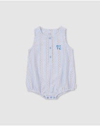 Olive & The Captain - Peaches Bubble Romper