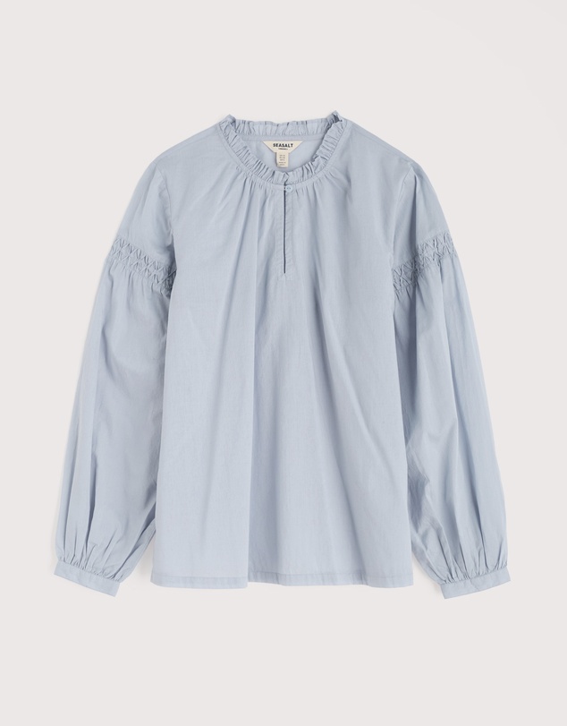 Seasalt - Seasalt Cornwall Blue Gwel Long Sleeve Top