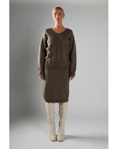 Glamorous - Knitted Pencil Skirt