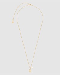 Wanderlust + Co - Pocketful Pearl Gold Necklace