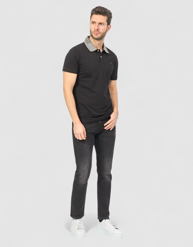 GUESS - Nolan Short Sleeve Polo Neck T-Shirt