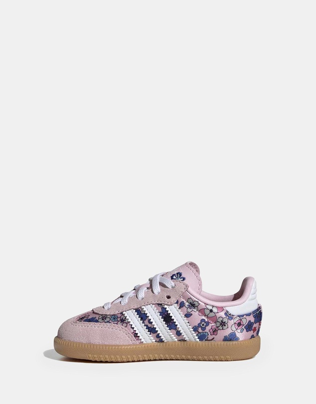 adidas Originals - Adidas Liberty London Samba OG Comfort Closure Elastic Lace Shoes - Babies