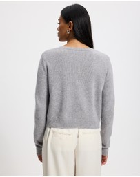 Reformation - Clara Cashmere Crew Cardigan