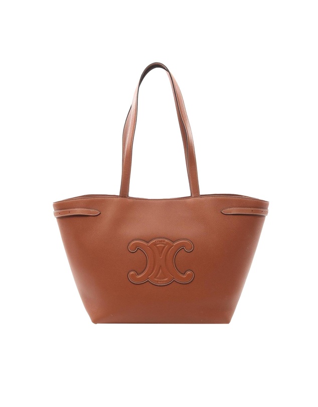 Pre-Loved by Azura Reborn - Pre-Loved Medium Grained Calfskin Cuir Triomphe Cabas Anais Tote