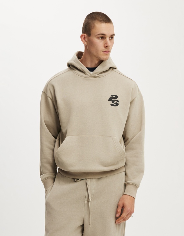 Cotton On - Box Fit Graphic Hoodie
