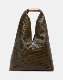 MM6 Maison Margiela - Medium Japanese Crocodile Print Bag