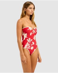 Seafolly - Mayflower Ring Front Bandeau One Piece Swimsuit