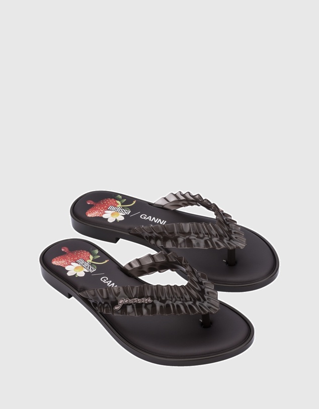 Melissa - MELISSA FLIP FLOP SLIM + GANNI