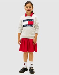 Tommy Hilfiger - Heritage Flag Applique Crew Neck Sweatshirt - Teens