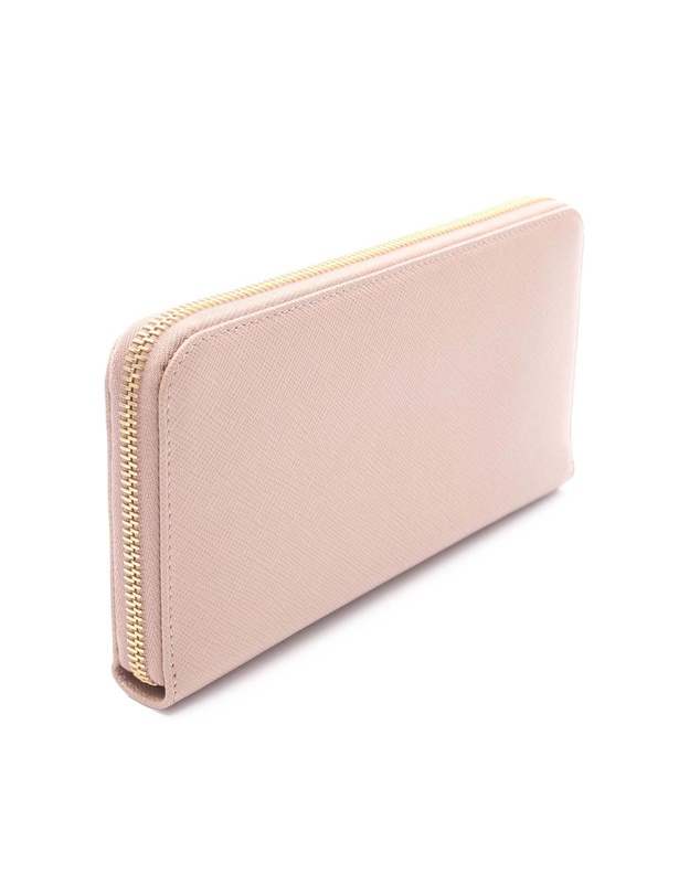 Pre-Loved by Azura Reborn - Pre-Loved Saffiano Triangle Logo Long Wallet
