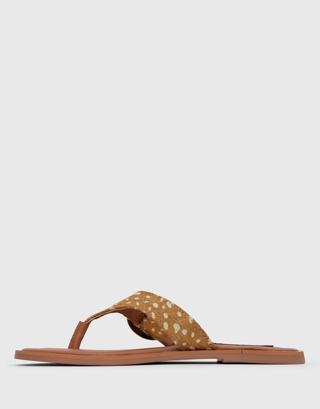Betts - Rhodes Leather Buckle Thong Sandals