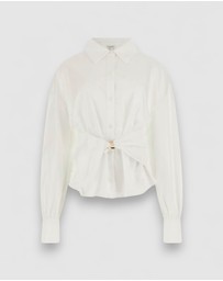 GUESS - Long Sleeve Mimi Wrap Top