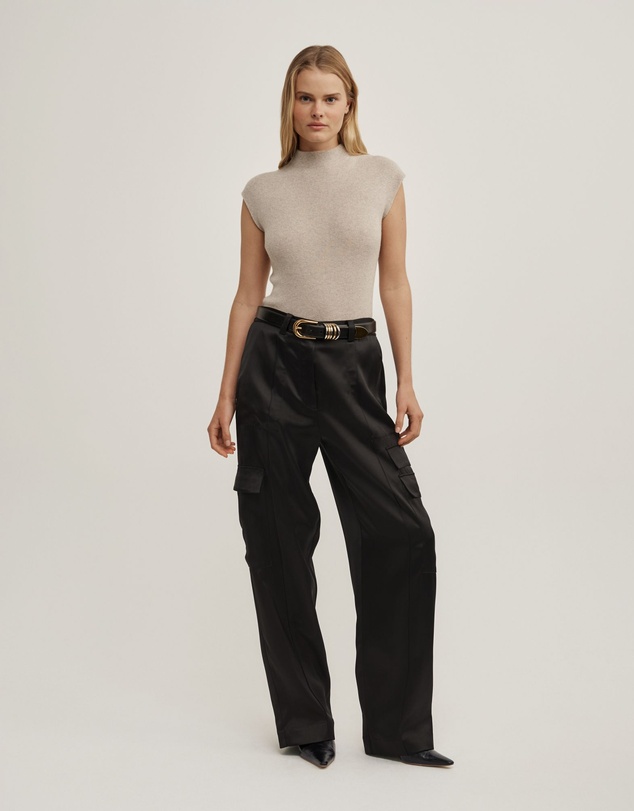 Witchery - High Neck Knit T-shirt