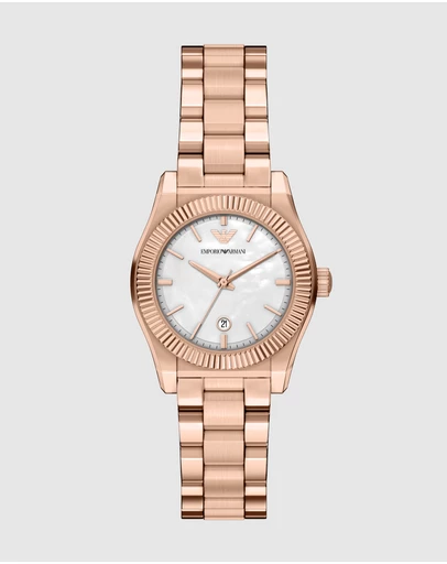 Emporio Armani - Rose Gold Analogue Watch