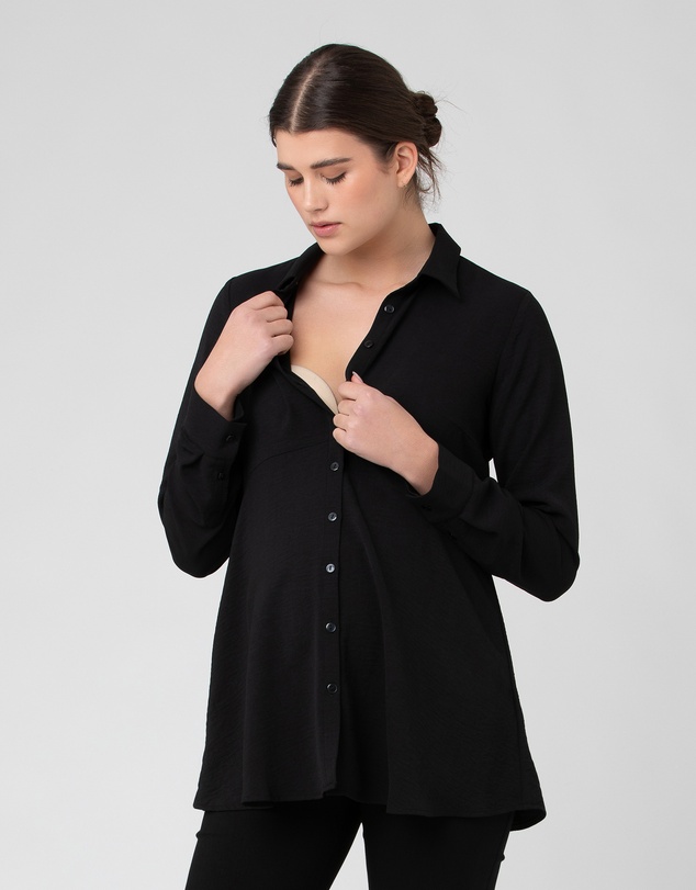 Ripe Maternity - Tina Peplum Shirt