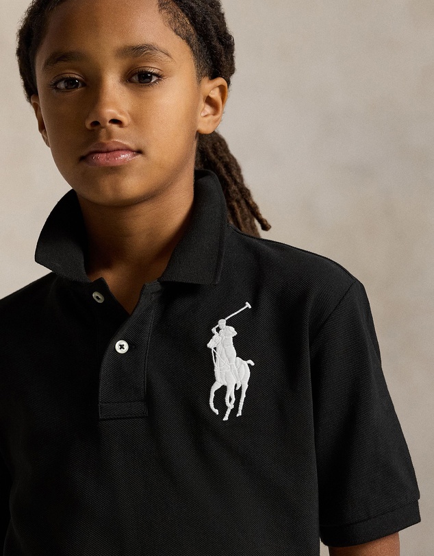 Polo Ralph Lauren - Big Pony Cotton Mesh Polo Shirt - Teens