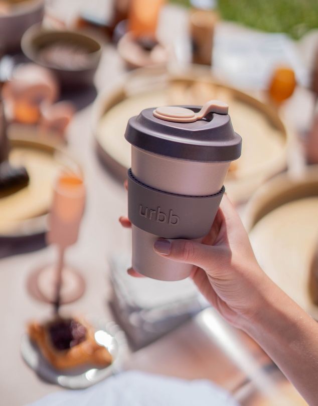 porter green - urbb | biodegradable bamboo coffee cup