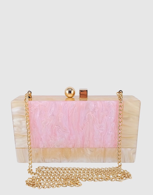 Izoa - Brooke Marble Clutch