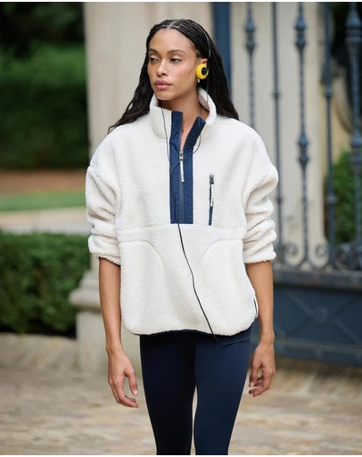 Splits59 - Reese Sherpa Half Zip Pullover