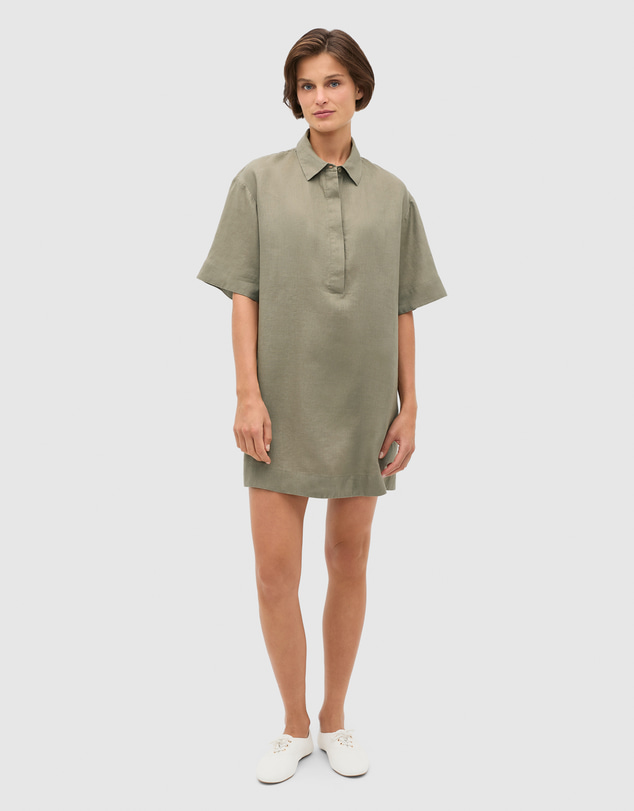 Seed Heritage - Linen Shirt Mini Dress
