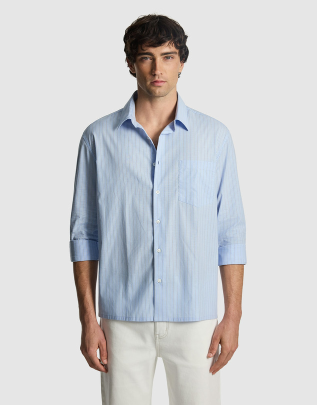 yd. - Chapman Stripe Relaxed Shirt