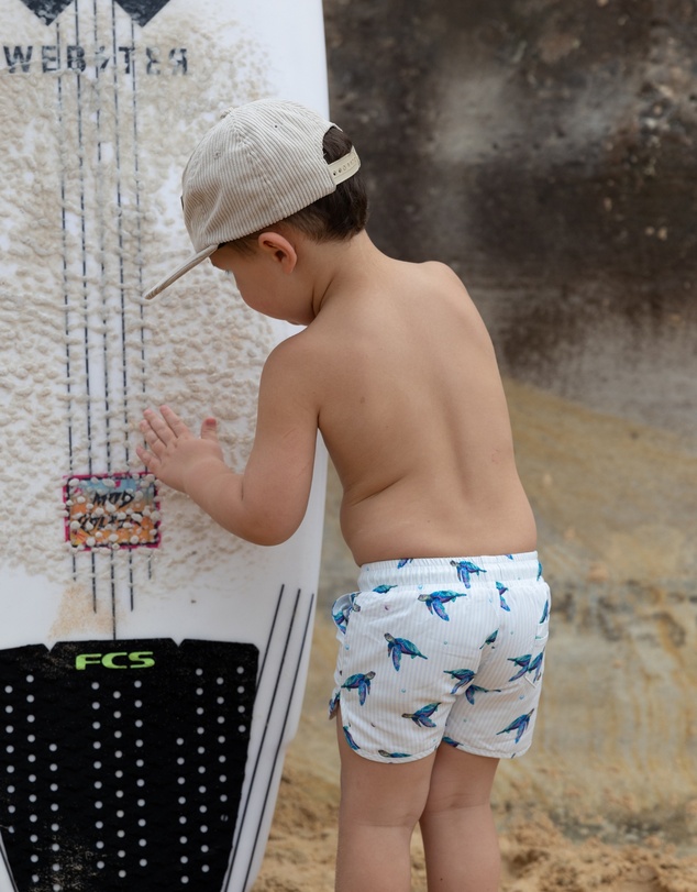 Anchor & Arrow - Archie Board Short - Sea Turtle