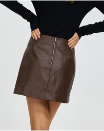 Atmos&Here - Elora PU Mini Skirt