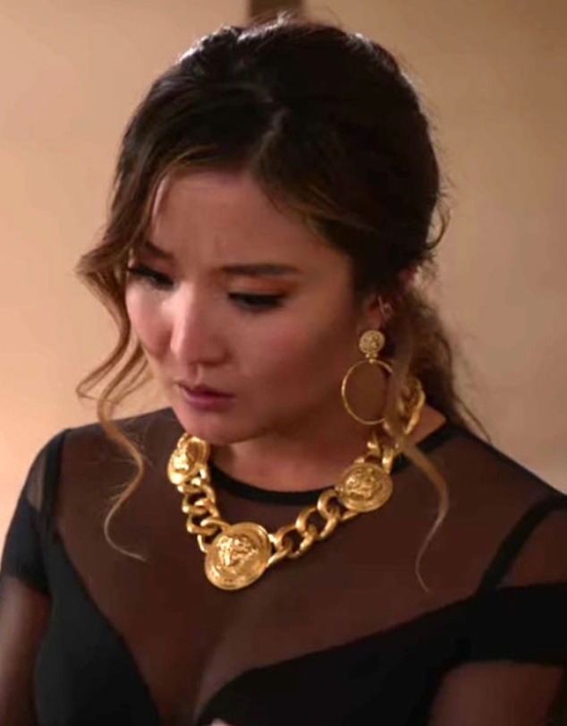 Ottoman Hands - Myia Gold Coin Front Hoop Earrings