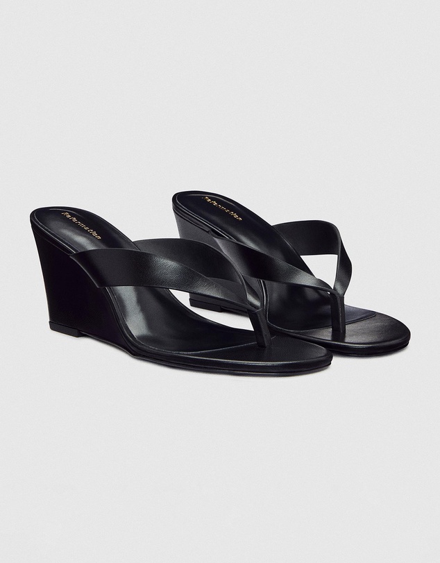Reformation - Jessie Wedge Thong Sandals
