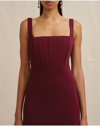 BY JOHNNY. - Basia Bodice Midi Dress