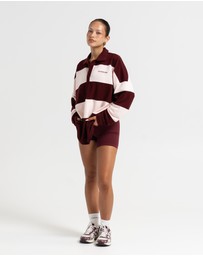 HyperLuxe The Label - Cosy Rugby Polo Shirt